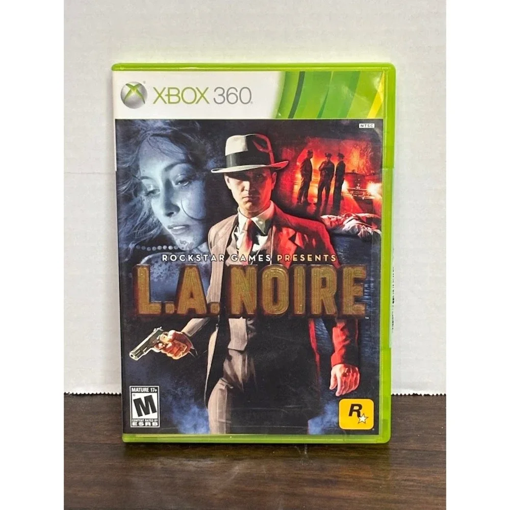 LA Noire Xbox 360 Rockstar Games 3 Disc Set with Manual and DLC Insert